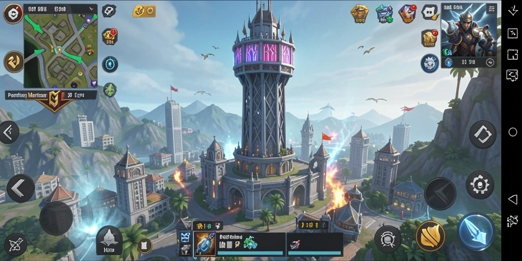 Gameplay menarik Tower Defense di 8II dengan grafis menawan.