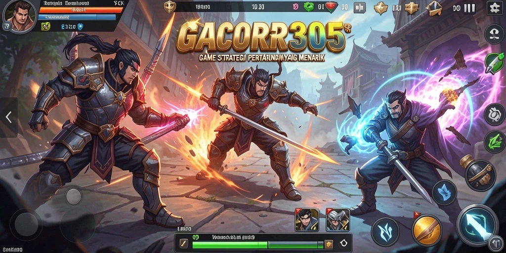 Tampilan gameplay GACOR305 yang penuh aksi dan strategi.