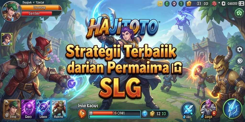 Screenshot gameplay HAJITOTO yang menampilkan pertempuran strategis.