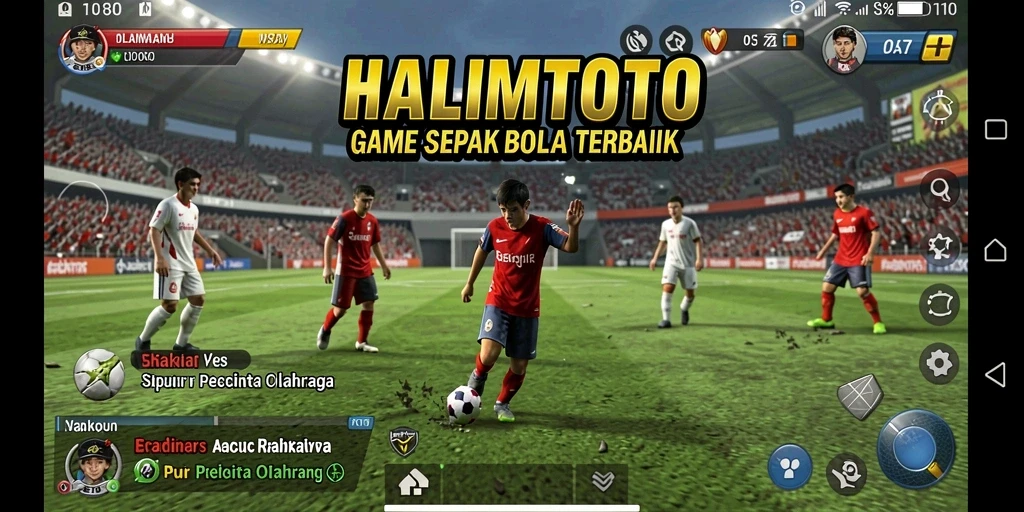 Tangkap momen seru dalam permainan sepak bola HALIMTOTO.