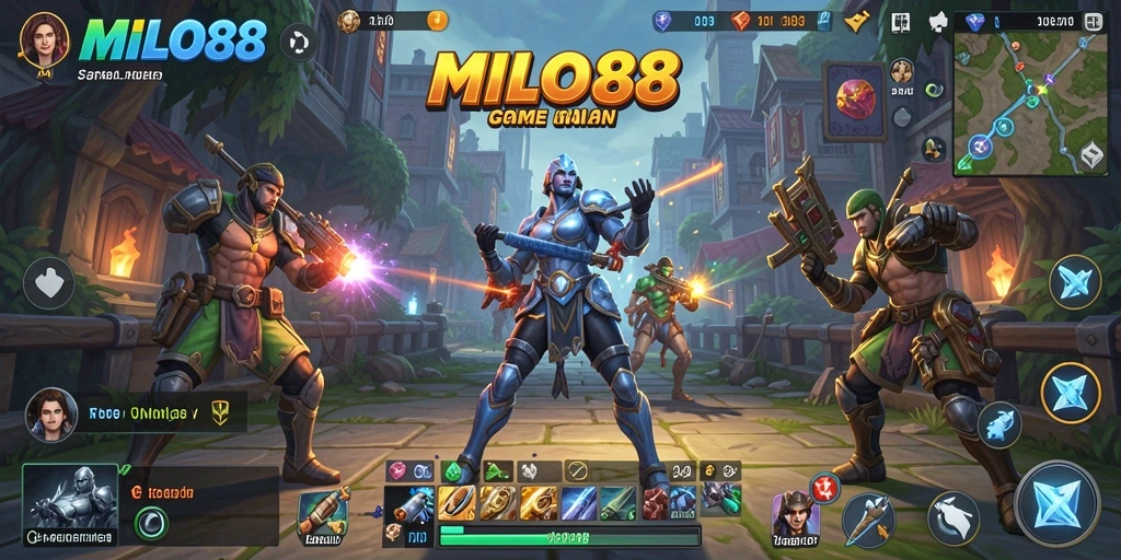 Tampilan gameplay <strong>MILO88</strong> menampilkan interaksi dan kreativitas dalam dunia simulasi.