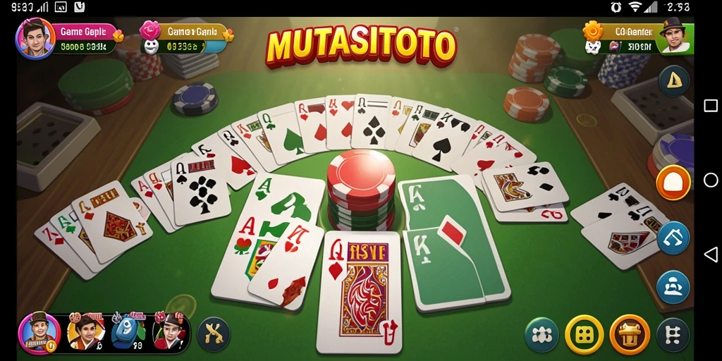 Tangkapan layar dari gameplay seru Gaple di MUTASITOTO.