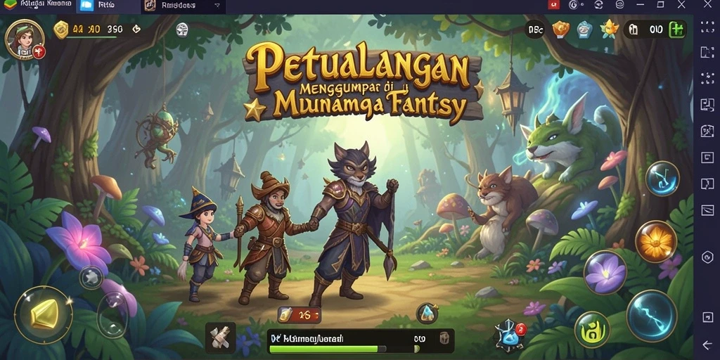 Screenshot menunjukkan gameplay RP66 dengan aksi petualangan yang menegangkan.