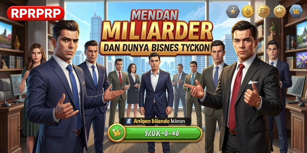 Screenshot utama gameplay RPRPRP yang menarik dan interaktif.