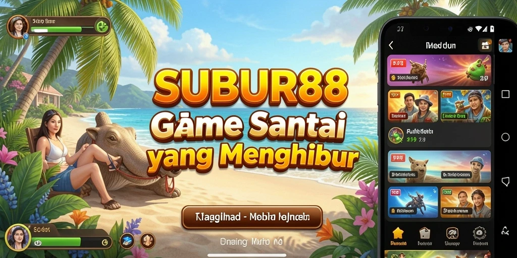 Screenshot menunjukkan gameplay ceria dan menghibur dari SUBUR88.